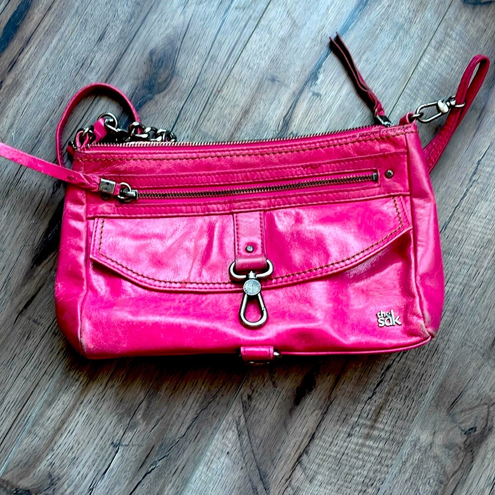 Reseda Pink Crossbody Purse by The Sak